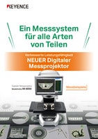 Verbesserte Leistungsfähigkeit NEUER Digitaler Messprojektor Messbeispiele