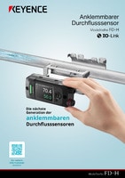 Modellreihe FD-H Anklemmbarer Durchflusssensor Katalog